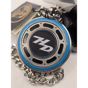 Franklin Mint Harley Davidson Road King Pocketwatch & Holster. NEW. New Battery.